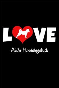 Love Akita Hundetagebuch