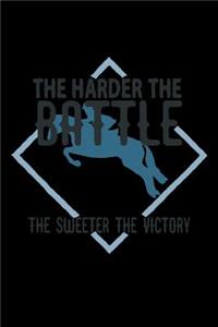 The harder the battle, the sweeter the victory