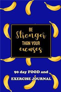90 Day Food and Exercise Journal