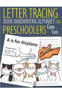 Letter Tracing Book Handwriting Alphabet for Preschoolers Cute Cats