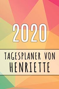 2020 Tagesplaner von Henriette