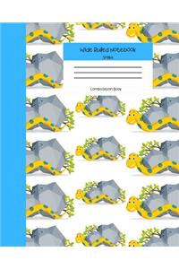 Wide Ruled Notebook Snake Composition Book