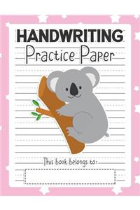 Handwriting Practice Paper