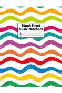 Blank Sheet Music Notebook