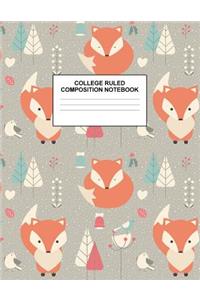College Ruled Composition Notebook