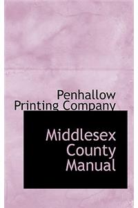 Middlesex County Manual