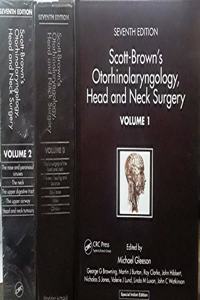 SCOTT-BROWN'S ORTORHINOLARYNGOLOGY(3VOLS)HEAD AND NECK SURGERY WITH CD-ROM R.P.2017(SPECIAL INDIAN EDITION)