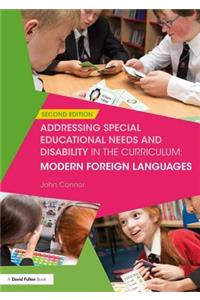 Addressing Special Educational Needs and Disability in the Curriculum: Modern Foreign Languages