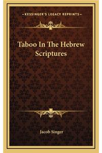 Taboo in the Hebrew Scriptures