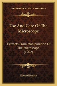 Use and Care of the Microscope