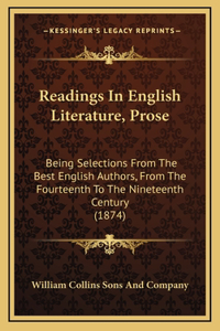 Readings in English Literature, Prose