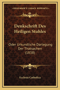 Denkschrift Des Heiligen Stuhles