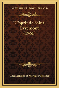 L'Esprit de Saint-Evremont (1761)