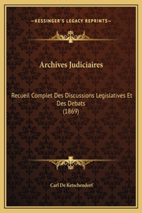 Archives Judiciaires