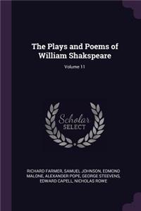 The Plays and Poems of William Shakspeare; Volume 11