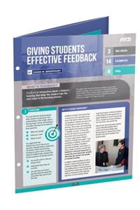 Giving Students Effective Feedback (Quick Reference Guide)