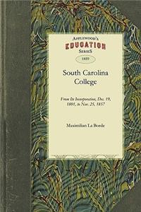 History of the South Carolina College