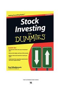 Stock Investing for Dummies (Large Print 16pt)