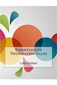 Essentials of Negotiating Sales