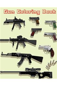 Gun Coloring Book