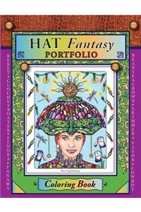 Hat Fantasy Portfolio Coloring Book: Coloring Book