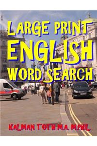 Large Print English Word Search