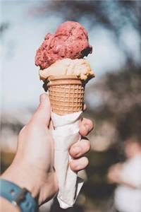 Ice Cream Cone Journal: 150 Page Lined Notebook/Diary