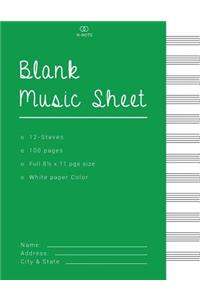 Blank Sheet Music