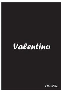 Valentino - Black Notebook / Extended Lines / Soft Matte Cover