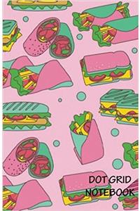 Pink Food Pattern Notebook