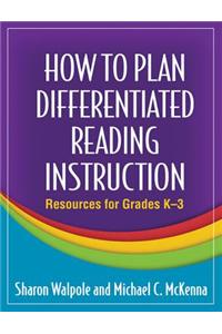 How to Plan Differentiated Reading Instruction