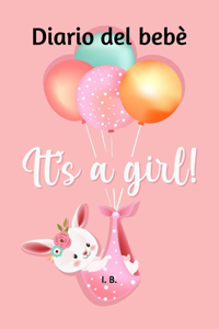 Diario del Bebè. Fiocco Rosa