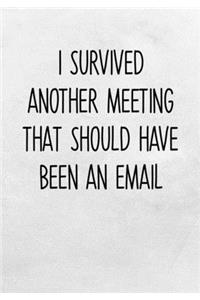 I Survived Another Meeting That Should Have Been An Email