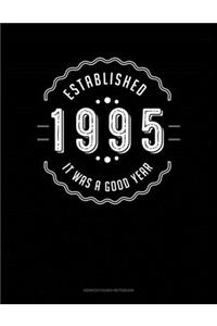 Established 1995 It Was A Good Year: Genkouyoushi Notebook