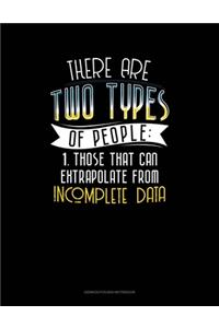 There Are Two Types Of People Those That Can Extrapolate From Incomplete Data