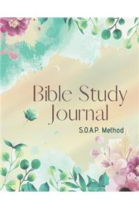 SOAP Bible Study Journal-Easy & Simple Guide to Scripture Journaling-Bible Study Workbook 100 pages Book 8