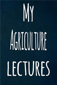 My Agriculture Lectures
