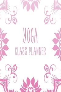 Yoga Class Planner