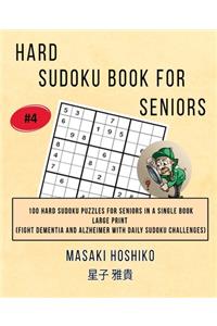 Hard Sudoku Book For Seniors # 4