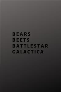 Bears, Beets, Battlestar Galactica