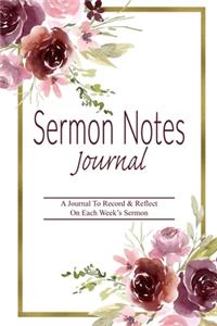 The Sermon Notes Journal