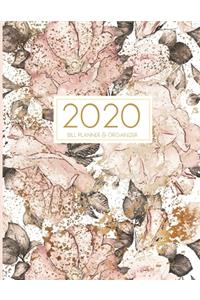 2020 Monthly Weekly College Bill Organizer Planner Book - Personal Finance Savings Money Budgeting Notebook