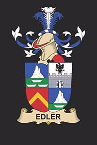 Edler: Edler Coat of Arms and Family Crest Notebook Journal (6 x 9 - 100 pages)