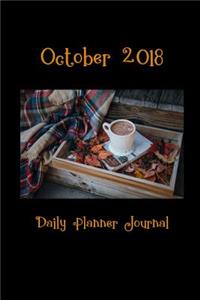 October 2018 Daily Planner Journal