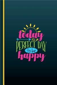 NoteBook - Today Be Happy - Black Exercise Book