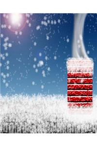 Night Before Christmas Winter Snowstorm Chimney School Comp Book 130 Pages