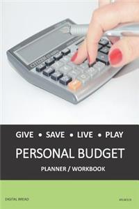 Give Save Live Play Personal Budget Planner Workbook