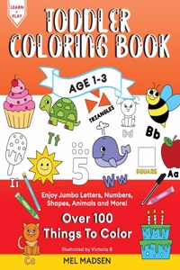 Toddler Coloring Book Age 1-3