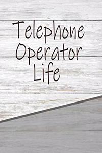 Telephone Operator Life: Personalized Weekly Action Planner, Featuring 120 Pages 6x9