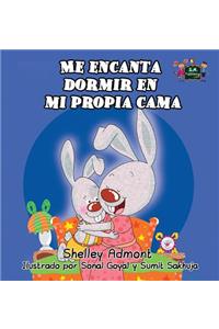 Me encanta dormir en mi propia cama